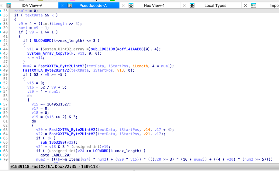 Encrypt func